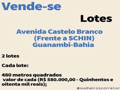 Lote para Venda, em Guanambi, bairro Av. Castelo Branco