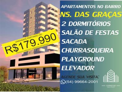 Apartamento para Venda, em Caxias do Sul, bairro Nossa Senhora das Graas, 2 dormitrios, 1 banheiro, 1 vaga