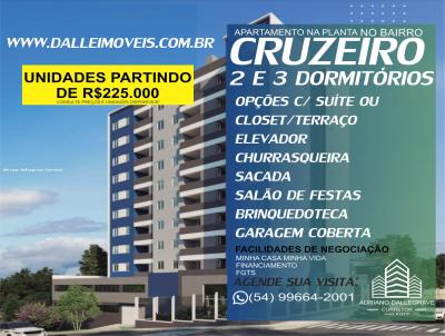 Apartamento para Venda, em Caxias do Sul, bairro Cruzeiro, 2 dormitrios, 1 banheiro, 1 vaga