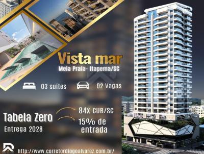 Apartamento para Venda, em Itapema, bairro Meia Praia, 3 dormitrios, 4 banheiros, 3 sutes