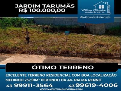 Terreno para Venda, em Santo Antnio da Platina, bairro Jardim Tarums