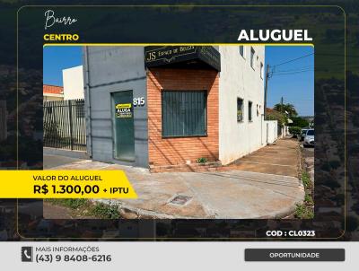 Comercial para Locao, em Santo Antnio da Platina, bairro CENTRO, 1 banheiro