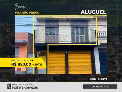 Casa para Locao, em Santo Antnio da Platina, bairro VILA SAO PEDRO, 2 dormitrios, 1 banheiro