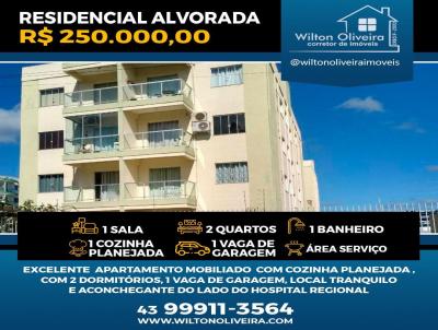 Apartamento para Venda, em Santo Antnio da Platina, bairro MONTE VERDE, 2 dormitrios, 1 banheiro, 1 vaga