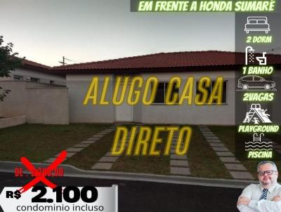 Casa em Condomnio para Venda, em Sumar, bairro Loteamento Residencial Viva Vista, 2 dormitrios, 1 banheiro, 2 vagas