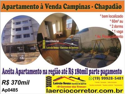 Apartamento para Venda, em Campinas, bairro Jardim Chapado, 2 dormitrios, 2 banheiros, 1 vaga