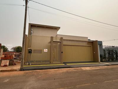 Casa Nova para Venda, em Tangar da Serra, bairro JARDIM SANTA LCIA, 3 dormitrios, 2 banheiros, 1 sute, 1 vaga