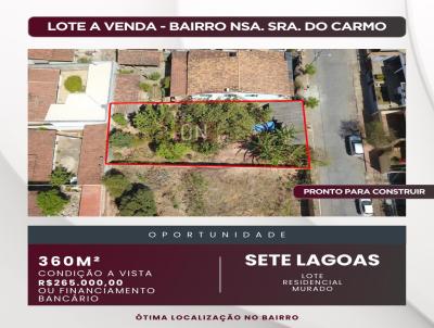 Lote para Venda, em Sete Lagoas, bairro Santa Rita de Cssia