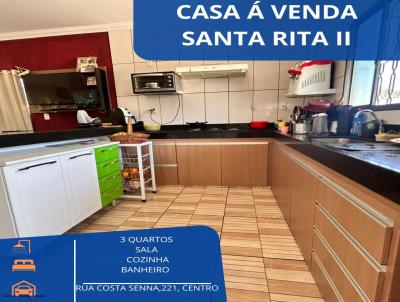 Casa para Venda, em Arax, bairro Santa Rita 02, 3 dormitrios, 1 banheiro, 1 sute, 1 vaga