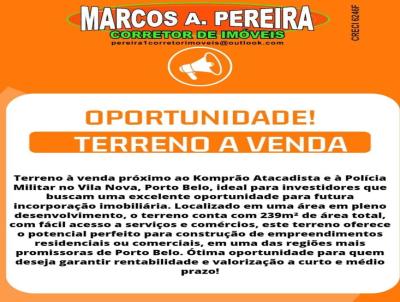 Terreno para Venda, em Porto Belo, bairro Vila Nova