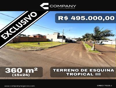 Terreno para Venda, em Cascavel, bairro Tropical III