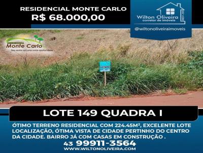 Terreno para Venda, em Santo Antnio da Platina, bairro Residencial Monte Carlo