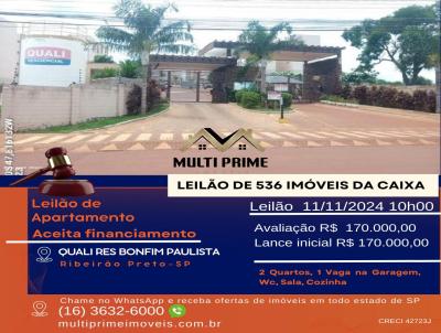 Apartamento para Venda, em Ribeiro Preto, bairro Bonfim Paulista, 2 dormitrios, 1 banheiro, 1 vaga