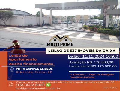 Apartamento para Venda, em Ribeiro Preto, bairro Campos Elseos, 2 dormitrios, 1 banheiro, 1 vaga