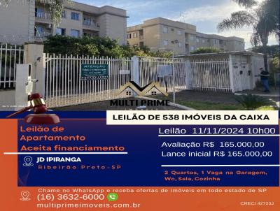 Apartamento para Venda, em Ribeiro Preto, bairro Ipiranga, 2 dormitrios, 1 banheiro, 1 vaga