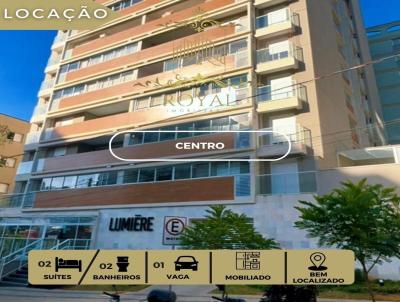 Apartamento para Locao, em Poos de Caldas, bairro Centro, 2 banheiros, 2 sutes, 1 vaga