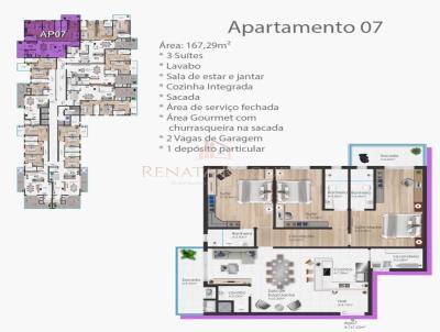 Apartamento para Venda, em Santo ngelo, bairro Centro, 3 dormitrios, 4 banheiros, 3 sutes, 2 vagas