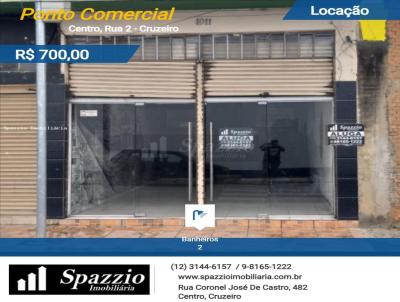 Ponto Comercial para Locao, em Cruzeiro, bairro Centro, 2 banheiros