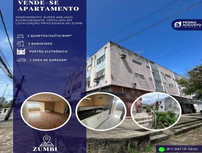 Apartamento para Venda, em Recife, bairro Zumbi, 3 dormitrios, 2 banheiros, 1 vaga