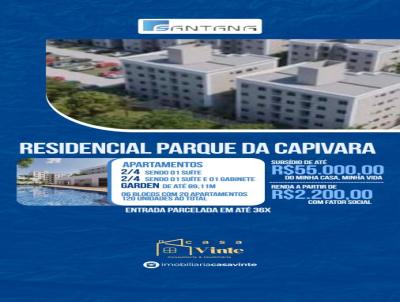 Apartamento para Venda, em Camaari, bairro Parque Nascente do Rio Capivara, 2 dormitrios, 1 banheiro, 1 sute, 1 vaga