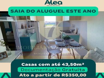 Casas Financiveis para Venda, em Trs Lagoas, bairro Real Park, 2 dormitrios, 1 banheiro, 1 vaga
