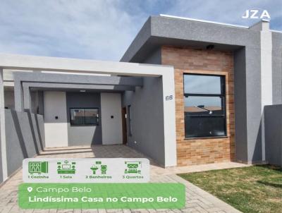 Casa para Venda, em Ponta Grossa, bairro Campo Belo, 3 dormitrios, 2 banheiros, 1 sute