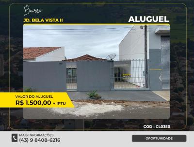 Casa para Locao, em Santo Antnio da Platina, bairro JD BELA VISTA II, 2 dormitrios, 2 banheiros, 1 sute, 4 vagas