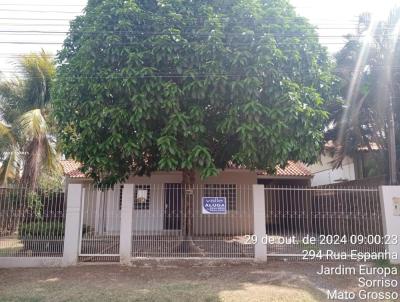 Casa para Locao, em Sorriso, bairro Jardim Europa, 3 dormitrios, 2 banheiros, 1 sute, 1 vaga