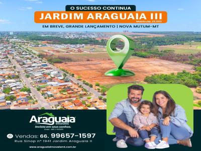 Loteamento para Venda, em Nova Mutum, bairro Jardim Araguaia III