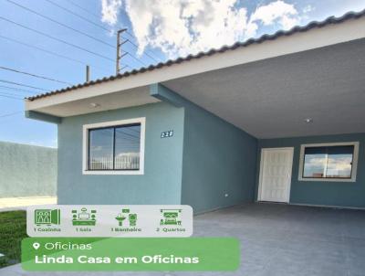 Casa para Venda, em Ponta Grossa, bairro Oficinas, 2 dormitrios, 1 banheiro, 1 vaga