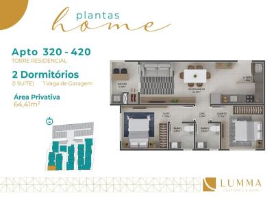 Apartamento para Venda, em Florianpolis, bairro Ingleses, 2 dormitrios, 2 banheiros, 1 sute, 1 vaga