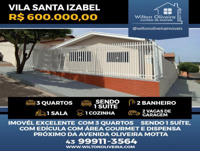 Casa para Venda, em , bairro VILA SANTA IZABEL, 3 dormitrios, 3 banheiros, 1 sute, 2 vagas