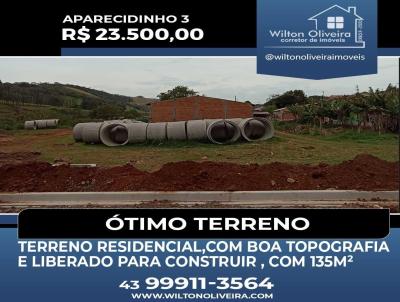 Terreno para Venda, em Santo Antnio da Platina, bairro Aparecidinho III