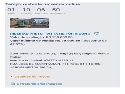 Apartamento para Venda, em Ribeiro Preto, bairro Jardim Heitor Rigon, 2 dormitrios, 1 banheiro, 1 vaga