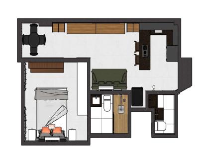 Apartamento para Venda, em Rio de Janeiro, bairro Copacabana, 1 dormitrio, 1 banheiro