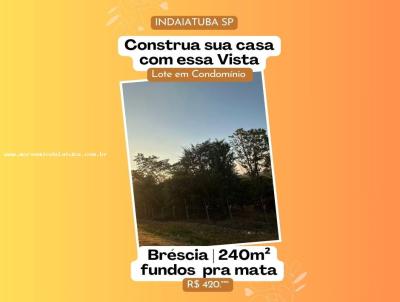 Terreno em Condomnio para Venda, em Indaiatuba, bairro Condomnio Jardim Brscia