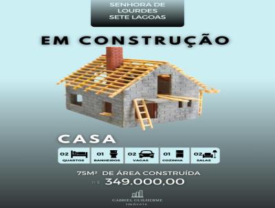Casa para Venda, em Sete Lagoas, bairro NOSSA SENHORA DE LOURDES, 2 dormitrios, 1 banheiro, 1 sute, 2 vagas