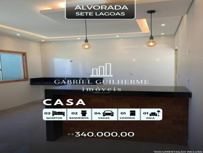 Casa para Venda, em Sete Lagoas, bairro ALVORADA, 2 dormitrios, 1 banheiro, 1 sute, 4 vagas