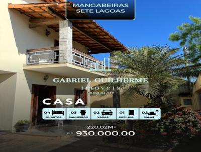 Casa para Venda, em Sete Lagoas, bairro MANGABEIRAS, 5 dormitrios, 2 banheiros, 1 sute, 2 vagas