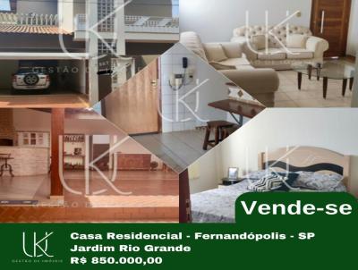 Casa para Venda, em , bairro Jardim Rio Grande, 3 dormitrios, 3 banheiros, 1 sute, 4 vagas