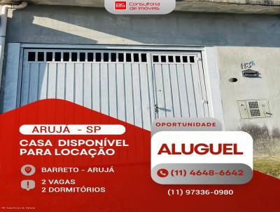 Sobrado para Locao, em Aruj, bairro Parque Rodrigo Barreto, 2 dormitrios, 3 banheiros, 1 sute, 2 vagas
