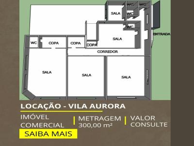 Sala Comercial para Locao, em Rondonpolis, bairro Vila Aurora II, 4 banheiros