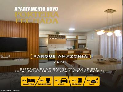 Apartamento 3 Quartos para Venda, em Goinia, bairro Parque Amaznia, 3 dormitrios, 2 banheiros, 1 sute, 1 vaga