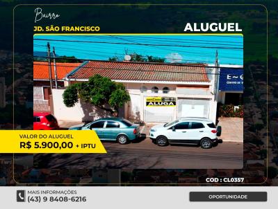 Comercial para Locao, em Santo Antnio da Platina, bairro JD SAO FRANCISCO, 3 dormitrios, 2 banheiros, 1 sute, 2 vagas