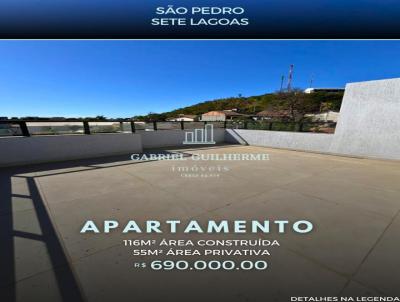Apartamento para Venda, em Sete Lagoas, bairro SO PEDRO, 2 dormitrios, 1 banheiro, 1 sute, 2 vagas