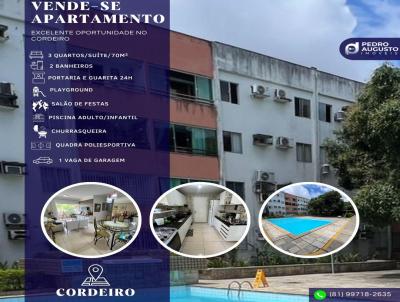 Apartamento para Venda, em Recife, bairro Cordeiro, 3 dormitrios, 2 banheiros, 1 vaga