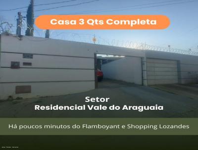 Casa Trrea para Venda, em Goinia, bairro Vale do Araguaia, 3 dormitrios, 2 banheiros, 1 sute, 3 vagas