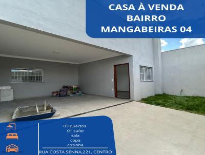 Casa para Venda, em , bairro Mangabeiras, 3 dormitrios, 1 banheiro, 1 sute, 2 vagas