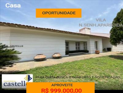 Casa para Venda, em Presidente Epitcio, bairro VILA N.SENH.APARECIDA, 4 dormitrios, 5 banheiros, 3 sutes, 4 vagas