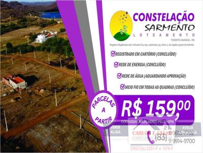 Terreno para Venda, em Tenente Ananias, bairro LOT. CONSTELAO SARMENTO